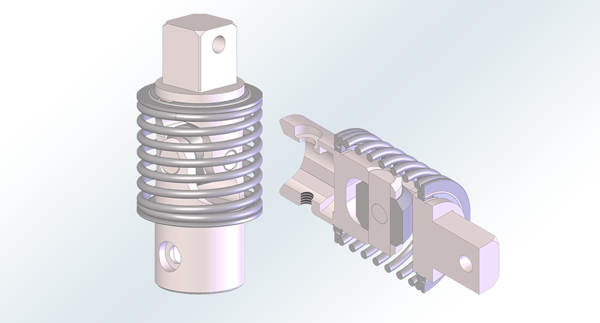 Valve Actuation Joint with Custom Compression Spring